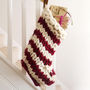 Personalised Jumbo Hand Knitted Christmas Stocking, thumbnail 1 of 10