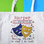Personalised All The Drama Theatre Bag, thumbnail 12 of 12