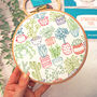 Houseplants Embroidery Kit, thumbnail 1 of 10