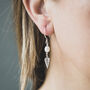 Aphrodite Pearl Hook Earrings, thumbnail 1 of 2