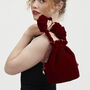 Red Velvet Bucket Bag, thumbnail 2 of 8