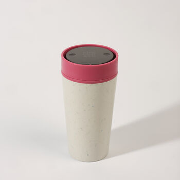 Circular Leakproof And Lockable Reusable Cup 12oz Pink, 6 of 9