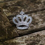 British Royal Glitzy Crown Large Brooch, thumbnail 1 of 3