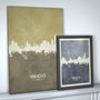 Manchester Skyline Print And Box Canvas, thumbnail 6 of 7
