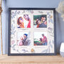 Personalised Floral Photo Frame, thumbnail 2 of 4