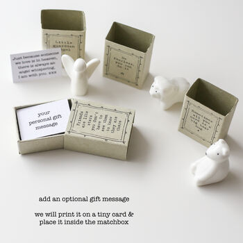 Porcelain Dog Matchbox Gift, You'll Never Walk Alone, 3 of 5