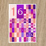Personalised Birthday Card Age Name Date, thumbnail 1 of 9
