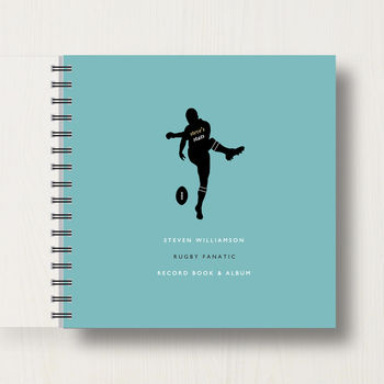 Personalised Rugby Lover's Memory Book Or Album, 9 of 11