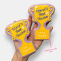 Personalised Best Teacher Trophy Letterbox Cookie, thumbnail 3 of 8