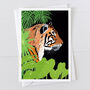 Bengal Tiger Greeting Card, thumbnail 1 of 2
