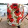 Jumbo Mug In Vibrant Red Poppy Design, thumbnail 7 of 12