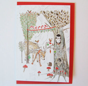 'Wildwood' Mixed Pack Of Eight Christmas Cards, 3 of 10