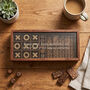 Personalised Domino And Tic Tac Toe Glass Lid Game Set, thumbnail 1 of 5