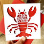 The World Is Your Lobster Card, thumbnail 1 of 4
