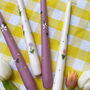 Hand Painted Spring Flower Tapered Candles, thumbnail 3 of 4
