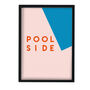 Pool Side Abstract Giclée Art Print, thumbnail 2 of 3