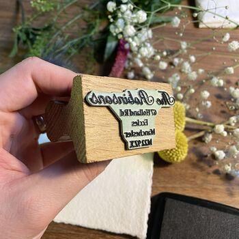 Personalised Address Stamp ~ Calligraphy, 2 of 8