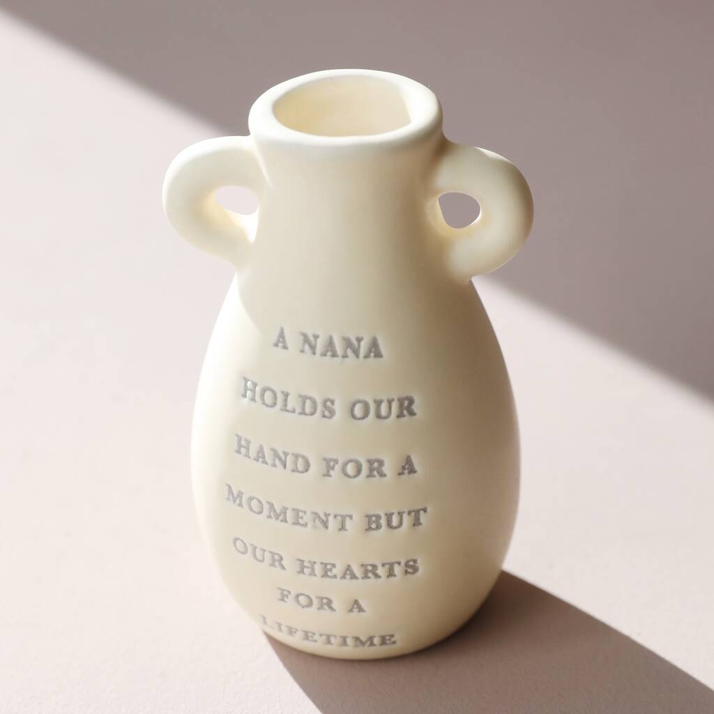 Small Ceramic Nana Bud Vase, 1 of 4