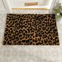 Country Home Leopard Print Doormat, thumbnail 1 of 2