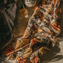 Monarch Butterfly Print Scarf, thumbnail 2 of 2