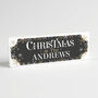 Personalised Family Christmas Wooden Mantel Decoration, thumbnail 3 of 5