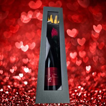 Valentine Sparkling Loire Red With Vegan Chocolates, 2 of 4