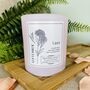 September Aster Birth Flower Personalised Candle, thumbnail 1 of 11