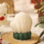 Christmas Mitten Spice Scented Candle, thumbnail 2 of 7
