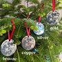Full Moon Personalised Christmas Tree Decoration, thumbnail 3 of 8