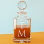 Personalised Monogram Square Crystal Decanter, thumbnail 2 of 4