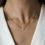 Darcy Pearl Pendant Gold Necklace, thumbnail 1 of 8