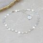 Personalised Silver Or Gold Plated Star Chain Anklet, thumbnail 1 of 3
