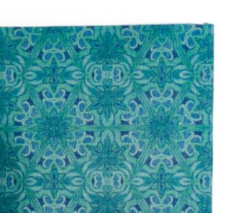 'Agapanthus' Blue Green Placemat, 8 of 8