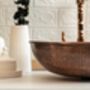 Hammered Solid Copper Vessel And Drop In Sink, Artisan Kitchen And Bathroom Basin, thumbnail 4 of 7