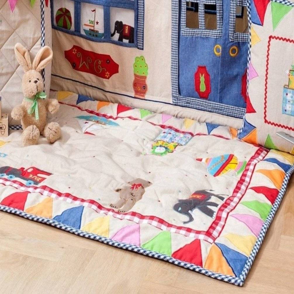 hand appliquéd play mat by alice frederick