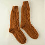 Cosy Aran Knitted Socks, thumbnail 9 of 12