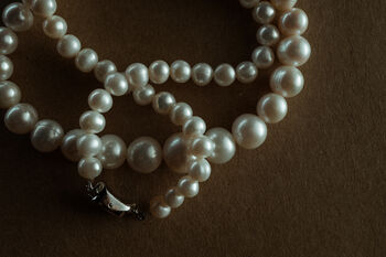 'Ligaya' Happiness Graduated Pearl Necklace, 5 of 12