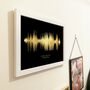 Gallery Wall Personalised Sound Wave Print, thumbnail 8 of 10