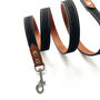 Soft Black Leather Dog Lead, thumbnail 4 of 5