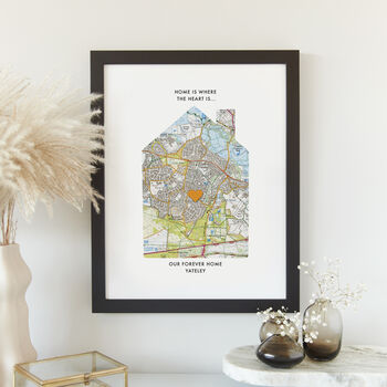 Personalised Our Home Map Print, 11 of 11
