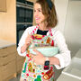 Christmas Foodie Unisex Cotton Apron With Front Pocket, thumbnail 1 of 11