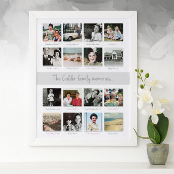 Personalised Past Memories Photo Collage, 9 of 9