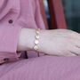 Large Round Zircon Adjustable Sliding Bracelet, thumbnail 3 of 3