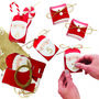 Red Santa Shaped Christmas Advent Calendar Boxes, thumbnail 2 of 3