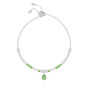 August Peridot Birthstone Charm Bracelet Gift, thumbnail 2 of 5