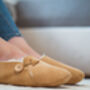 Women's Sheepskin Slippers 100% Real Hand Crafted, thumbnail 3 of 6