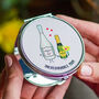 Funny Prosecco Compact Mirror For Mum, thumbnail 3 of 4