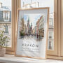 Krakow Poland Travel Wall Print, thumbnail 3 of 7