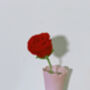 Valentine Rose Crochet Flower, thumbnail 1 of 6