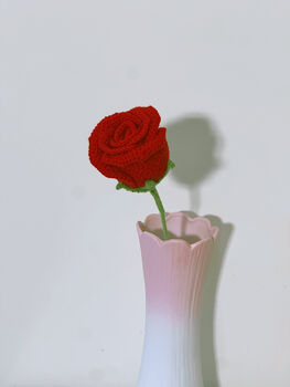 Valentine Rose Crochet Flower, 5 of 9